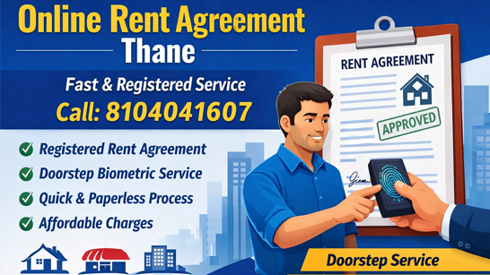 online rent agreement thane